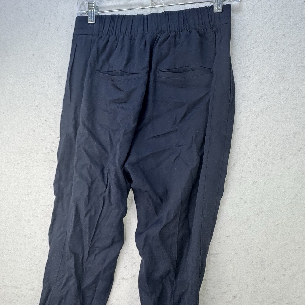 Vince Pants Womens‎ Small Dark Blue Viscose Blend Cuffed Ankle Straight Leg - Picture 8 of 13